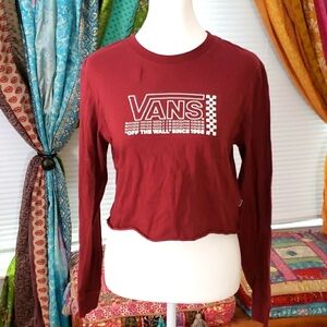 VANS Long Sleeve Crop Shirt